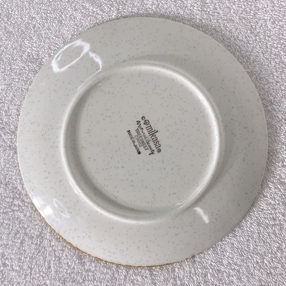 Vintage MCM Mikasa Natural Beauty Treesweet C9052 Stoneware Side Plates x2 - Picture 9 of 9